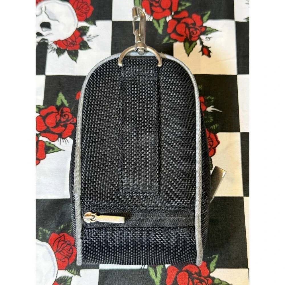 Kodak Compact Camera Case‎ Pouch Black Gray Zippered Clip-On 3.5x5.5